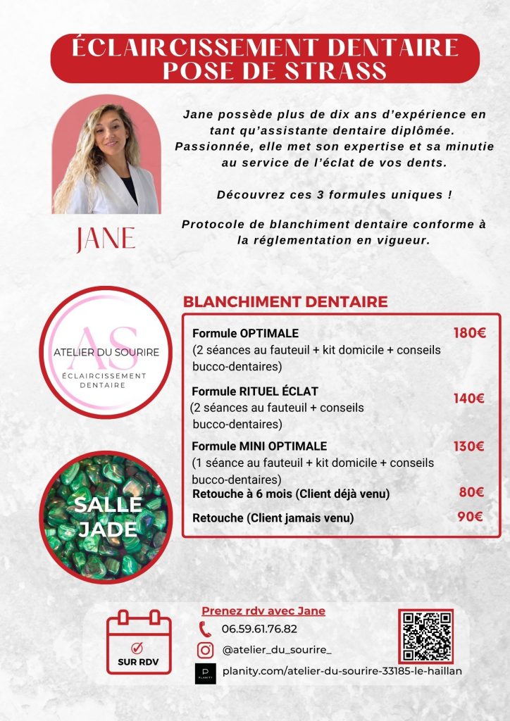 Blanchiment dentaire Le Haillan Éclaircissement dentaire